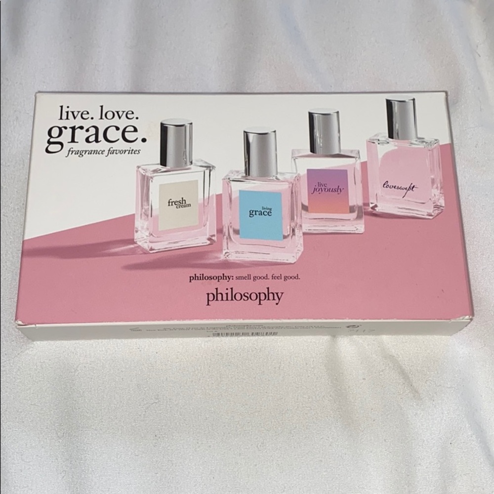 COPY - live. love. grace. Philosophy fragrance favorites